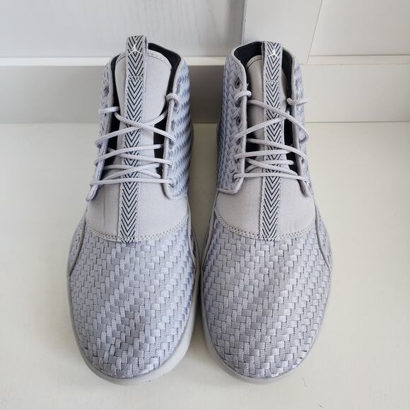 Jordan Men's Size 11 Eclipse Chukka Basketball High Top  Shoe Lace Up Wolf Grey - Picture 3 of 10